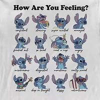 Mens Long Sleeve Stitch Graphic T-Shirt