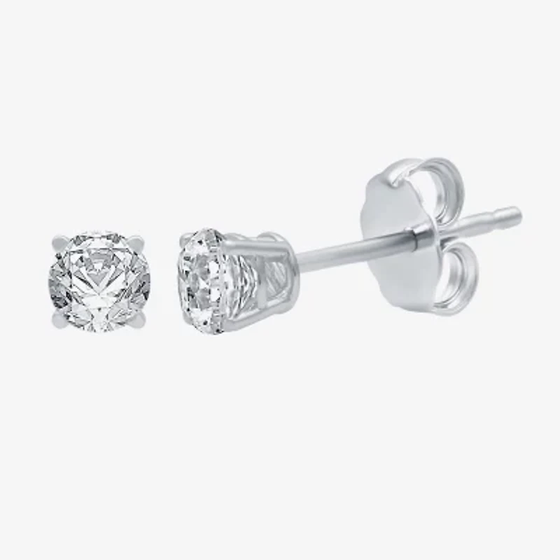 Ever Star (G / Vs2) 1/2 CT. T.W. Lab Grown White Diamond 14K Gold 4.1mm Round Stud Earrings