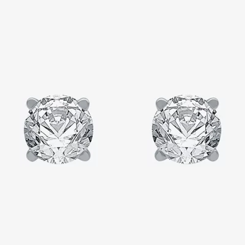 Ever Star (G / Vs2) 1/2 CT. T.W. Lab Grown White Diamond 14K Gold 4.1mm Round Stud Earrings