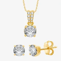 ( G/SI1-SI2 ) 2 CT. T.W. Lab-Grown White Diamond 10K or 14K Gold 2-pc. Jewelry Set