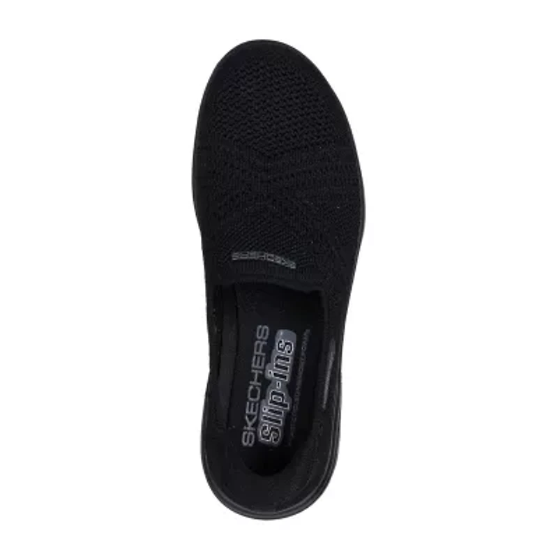 Skechers Hands Free Slip-Ins Flex Excellency Womens Round Closed Toe Slip-On Shoe