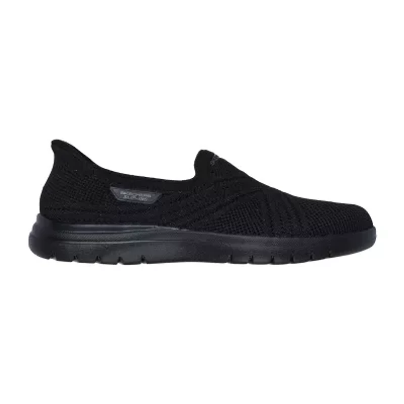 Skechers Hands Free Slip-Ins Flex Excellency Womens Round Closed Toe Slip-On Shoe