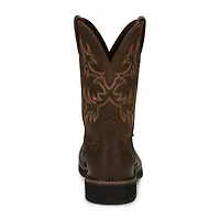 Justin Mens Work Stampede Steel Toe Boots