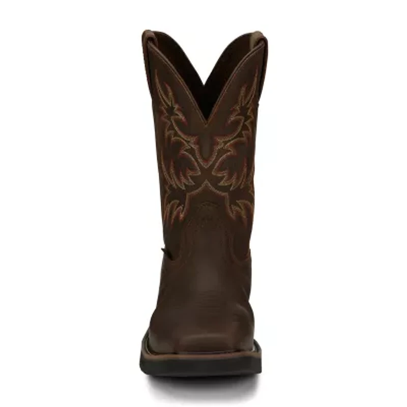 Justin Mens Work Stampede Steel Toe Boots