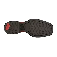 Justin Mens Stampede Square Toe Slip Resistant Work Boots