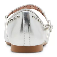 Madden Girl Ruth Little & Big Kid Girls Closed Toe Ballet Flats