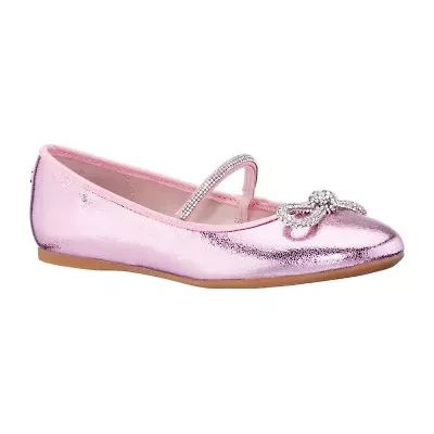 I. Miller Jaritza Little & Big Kid Girls Round Closed Toe Ballet Flats
