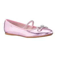 I. Miller Jaritza Little & Big Kid Girls Round Closed Toe Ballet Flats