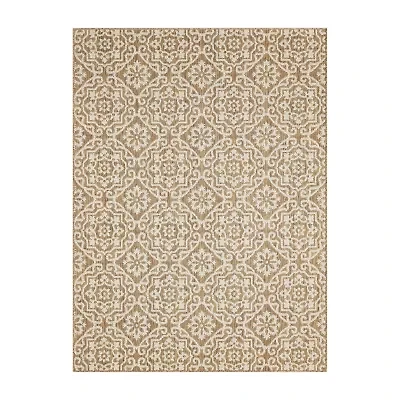 Nicole Miller Country Danica Geometric Outdoor Rectangular Area Rug