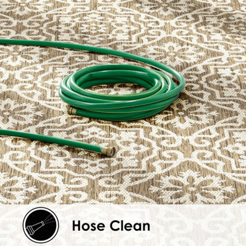 Nicole Miller Country Danica Geometric Outdoor Rectangular Area Rug