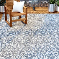 Nicole Miller Country Danica Geometric Outdoor Rectangular Area Rug