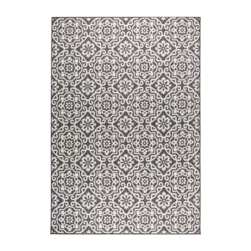 Nicole Miller Country Danica Geometric Outdoor Rectangular Area Rug