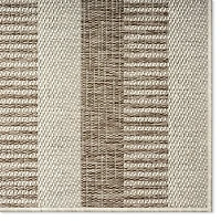 Nicole Miller Country Charlotte Stripe UV Protection Washable Outdoor Rectangular Area Rug
