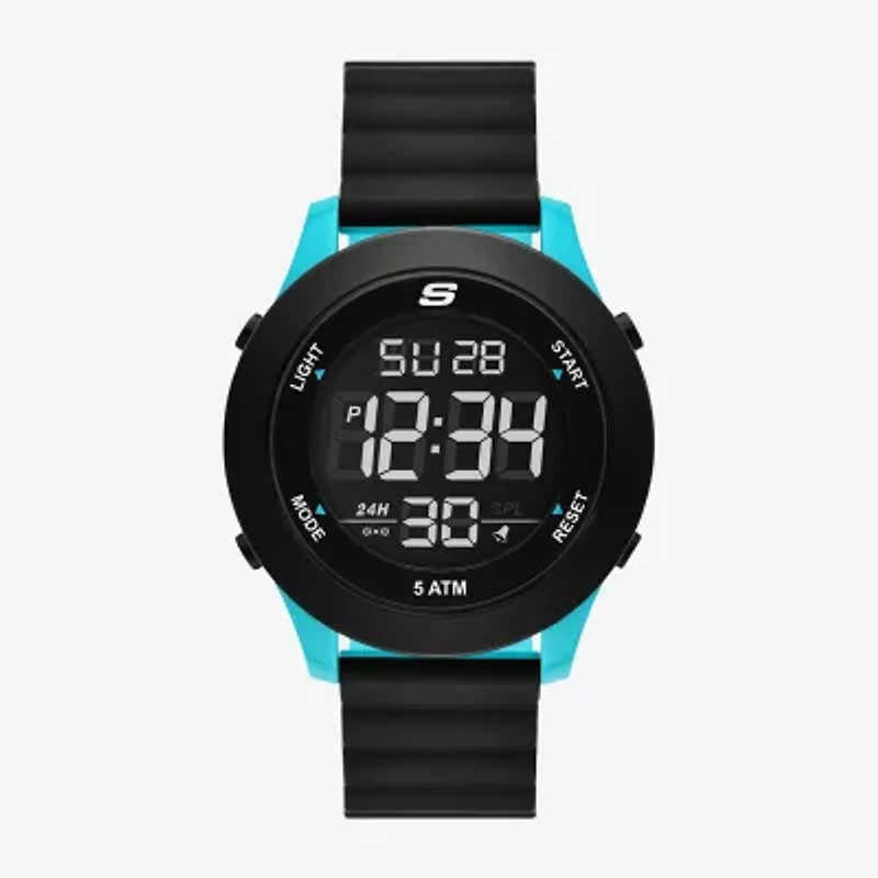 Skechers Mens Black Strap Watch Sr5222
