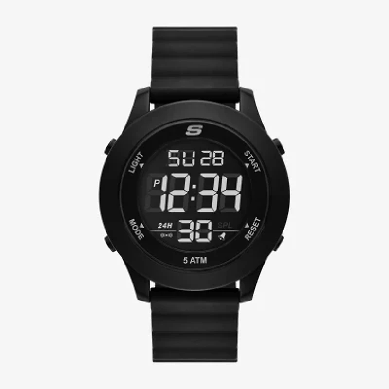 Skechers Mens Black Strap Watch Sr5224