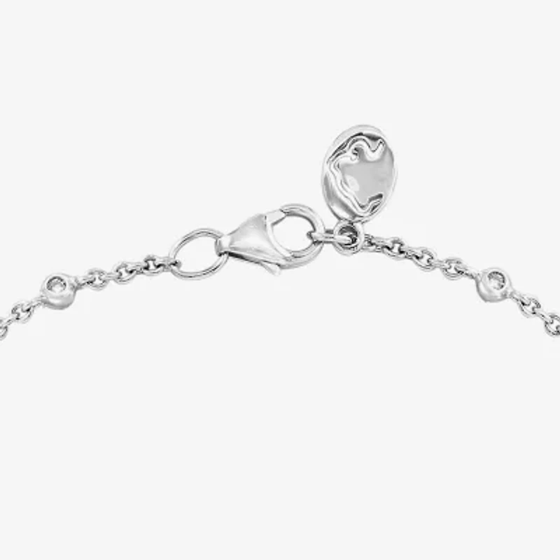 Effy Final Call Womens Sterling Silver 7 Inch Solid Cable Chain Bracelet