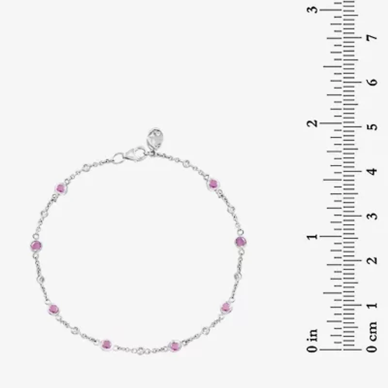 Effy Final Call Womens Sterling Silver 7 Inch Solid Cable Chain Bracelet