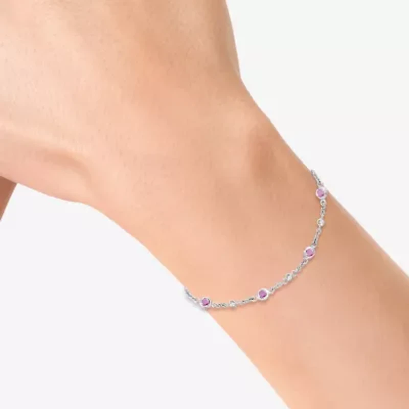 Effy Final Call Womens Sterling Silver 7 Inch Solid Cable Chain Bracelet