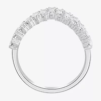 Effy Final Call Womens Genuine White Topaz Sterling Silver Cocktail Ring