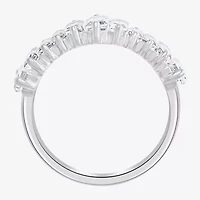 Effy Final Call Womens Genuine White Topaz Sterling Silver Cocktail Ring