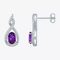 Gemstone Sterling Silver 2-pc. Oval Jewelry Set