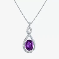 Gemstone Sterling Silver 2-pc. Oval Jewelry Set
