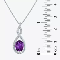 Gemstone Sterling Silver 2-pc. Oval Jewelry Set