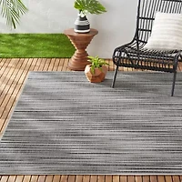 Nicole Miller Country Wynona Abstract Fade Resistant Washable Outdoor Rectangular Area Rug