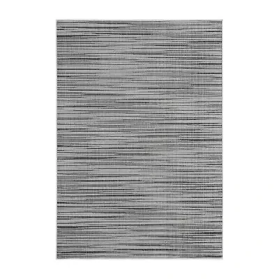 Nicole Miller Country Wynona Abstract Fade Resistant Washable Outdoor Rectangular Area Rug