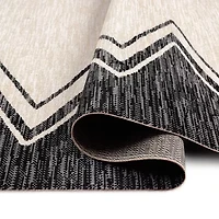 Nicole Miller Sofia Leon Geometric Fade Resistant Washable Outdoor Rectangular Area Rug