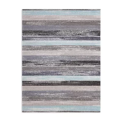 Nicole Miller Sofia Estelle Abstract Fade Resistant Washable Outdoor Rectangular Area Rug