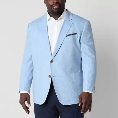 Stafford Linen Cotton Mens Classic Fit Sport Coat