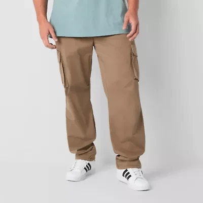 Arizona Mens Relaxed Fit Big and Tall Cargo Pant