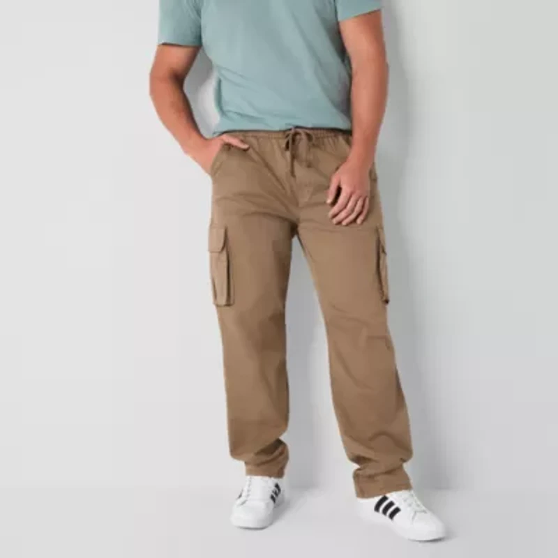 Arizona Mens Relaxed Fit Big and Tall Cargo Pant