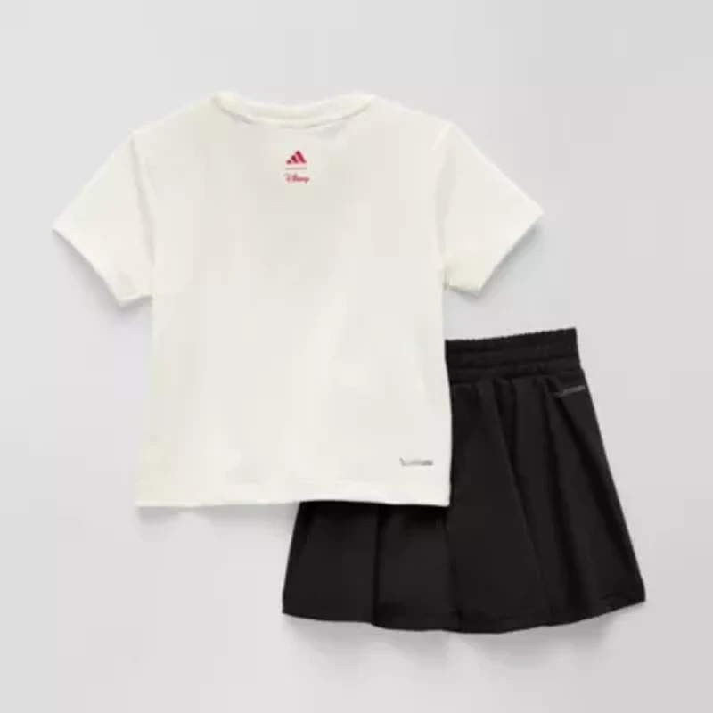 adidas x Disney Toddler & Little Girls 2-pc. Minnie Mouse Skort Set