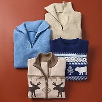 Thereabouts Little & Big Kid Boys Mock Neck Long Sleeve Pullover Sweater