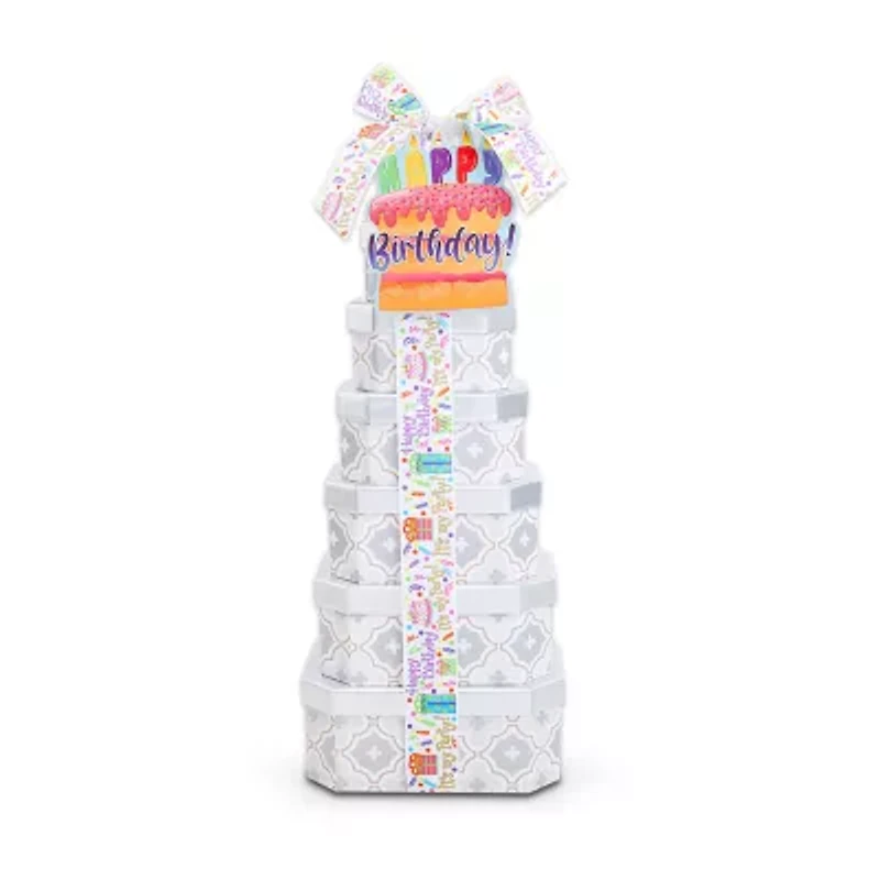 Alder Creek Birthday Celebrations 7 High Gift Tower Food Set