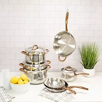 BergHOFF Ouro Gold 18/10 Stainless Steel 16-pc. Cookware Set