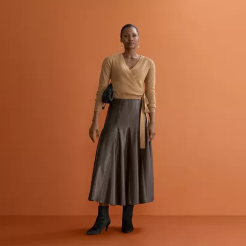 Worthington Womens Murphy Kitten Heel Booties