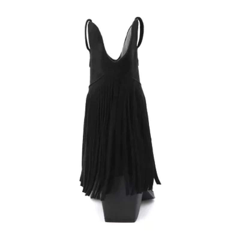 Yoki Womens Block Heel Booties