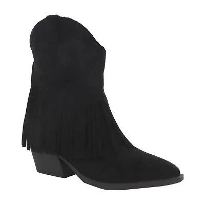 Yoki Womens Block Heel Booties
