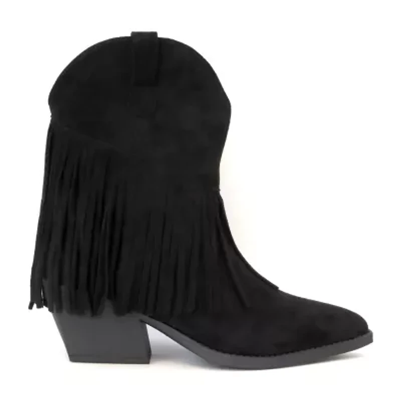 Yoki Womens Block Heel Booties