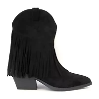 Yoki Womens Block Heel Booties