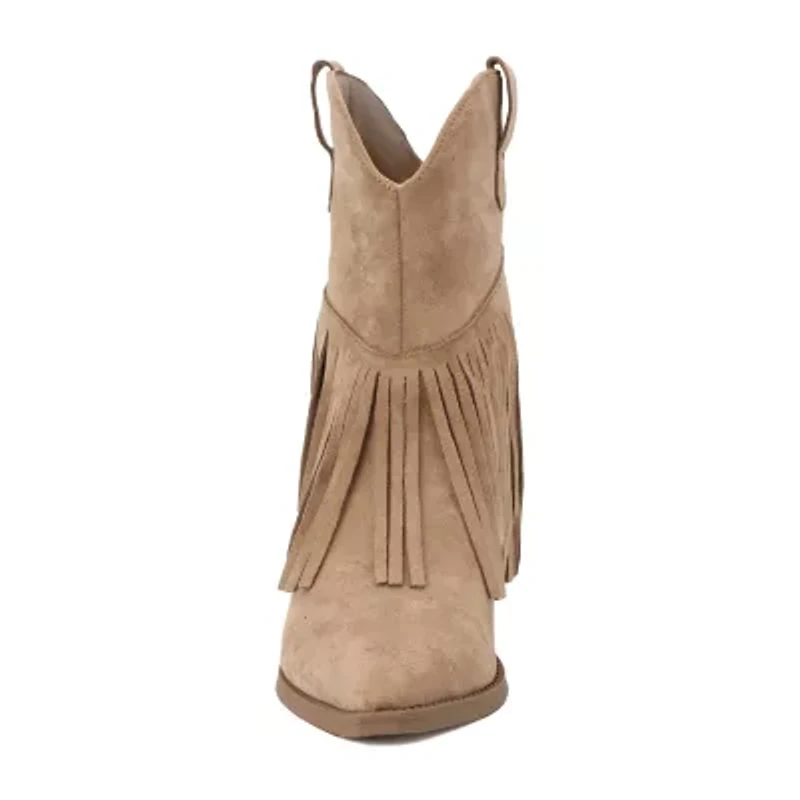 Yoki Womens Block Heel Booties