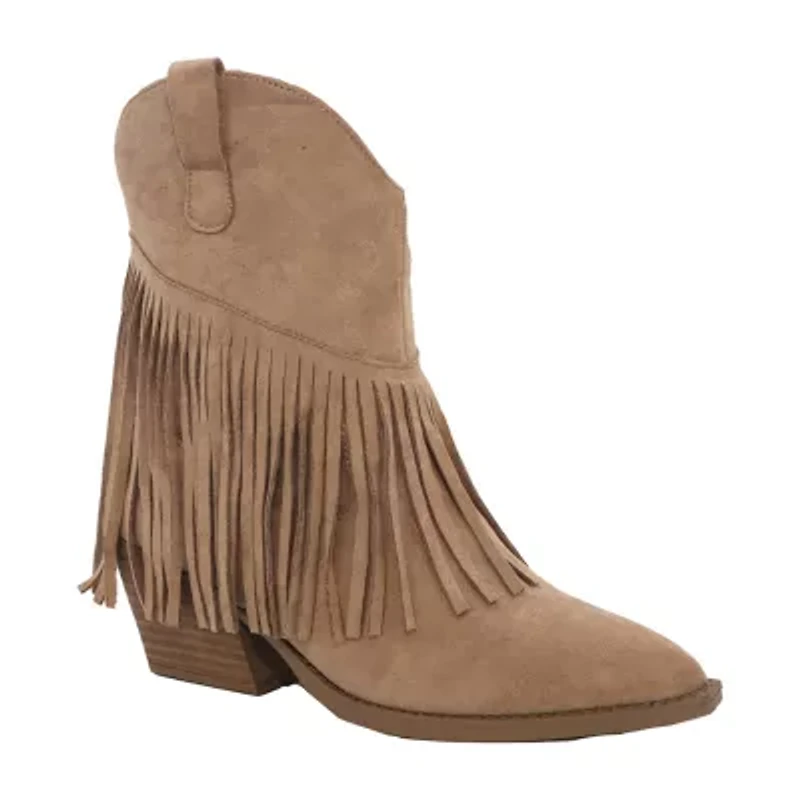 Yoki Womens Block Heel Booties