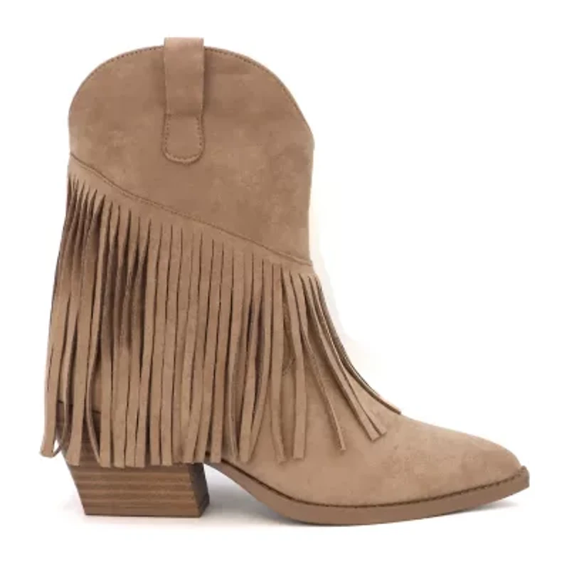 Yoki Womens Block Heel Booties