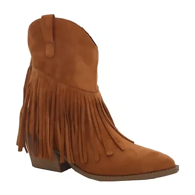 Yoki Womens Block Heel Booties