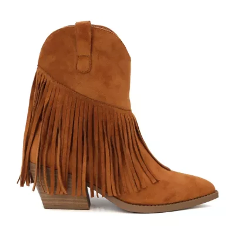 Yoki Womens Block Heel Booties