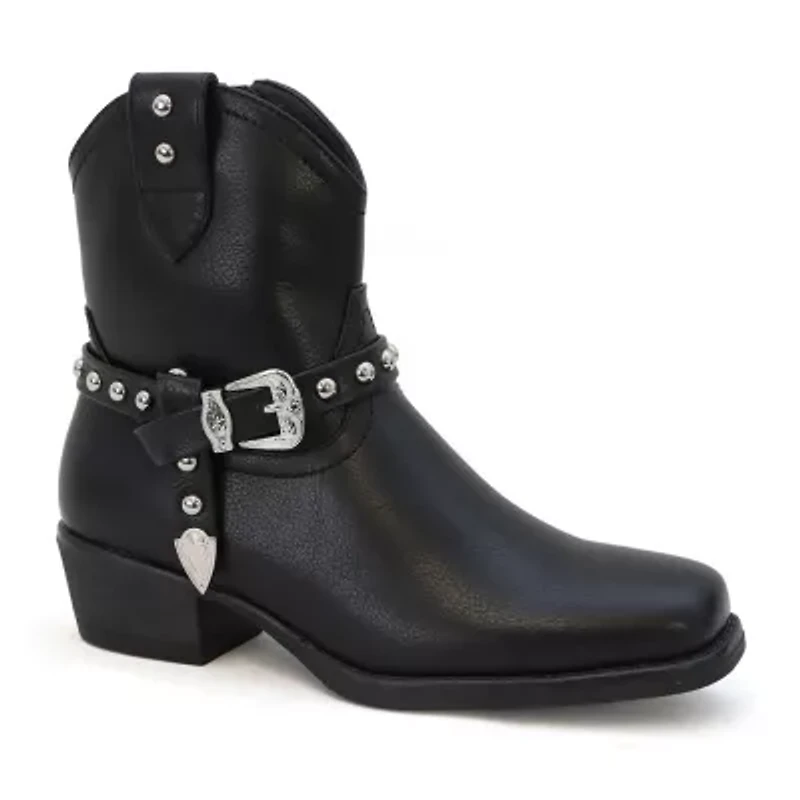 Yoki Womens Flat Heel Booties