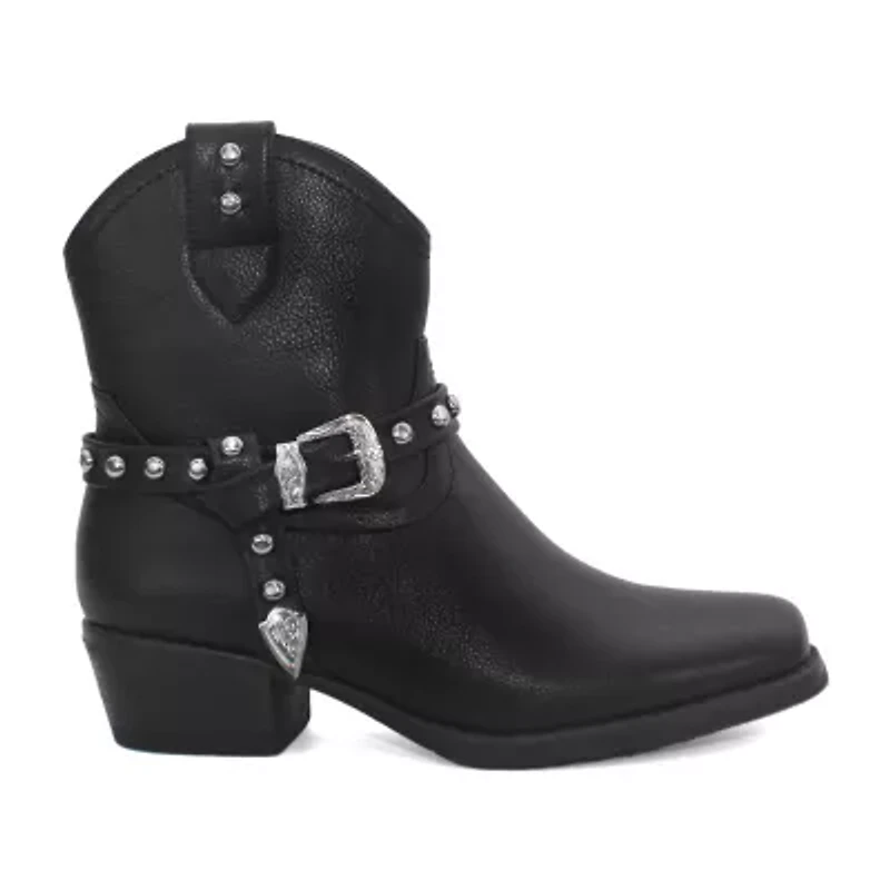 Yoki Womens Flat Heel Booties